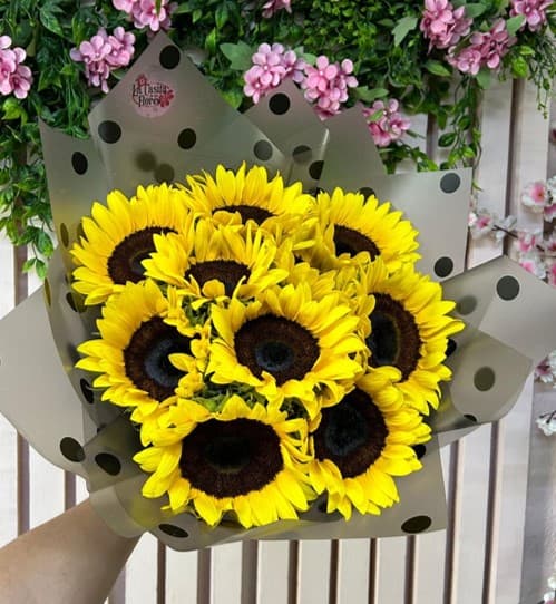 Ramo de 10 girasoles